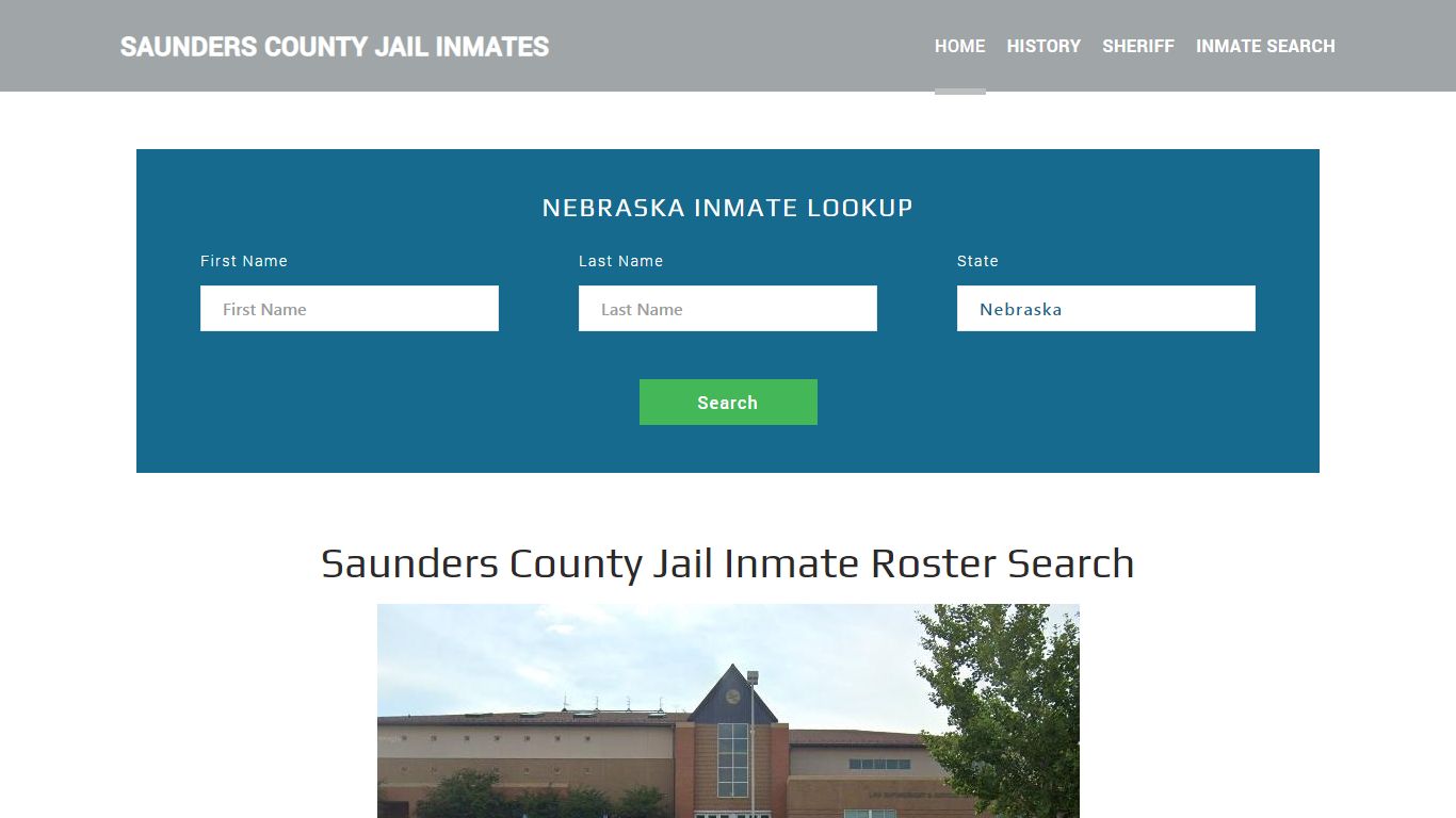 Saunders County Jail Inmate Roster Lookup, Wahoo, NE